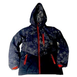 Ripzone Youth Medium Boys 8K Breathable Waterproof Black Winter Snow Jacket